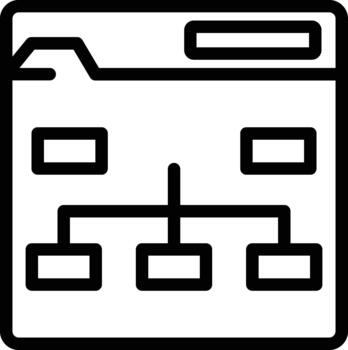Website Structure Icon vector