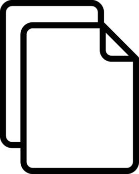 Duplicate Documents Icon vector