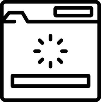 Web Loading Icon vector