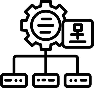 Software Defined Networking Icon vector