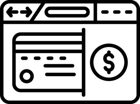 pago método icono vector