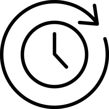 Time Loop Icon vector