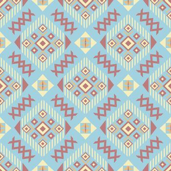 sin costura azteca modelo textura vector