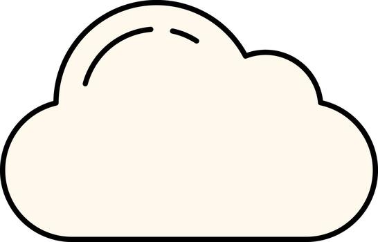 icono de computación en la nube vector