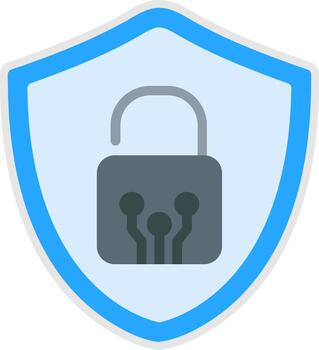 seguridad agudo borde visual formar vector