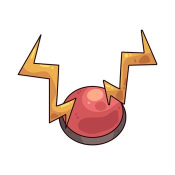 Panic Button Illustration vector