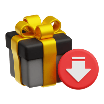 verringern Luxus Geschenk Box 3d Symbol isoliert auf transparent Hintergrund png