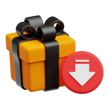 verringern Halloween Geschenk 3d Symbol isoliert auf transparent Hintergrund png