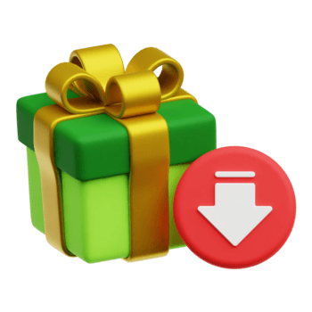 verminderen Ramadan geschenk 3d icoon geïsoleerd Aan transparant achtergrond png