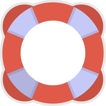 Float Tech Styled Form Icon vector