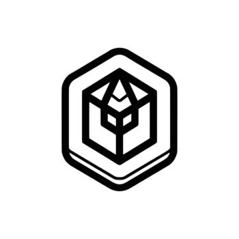 hexagonal cristal joya forma vector