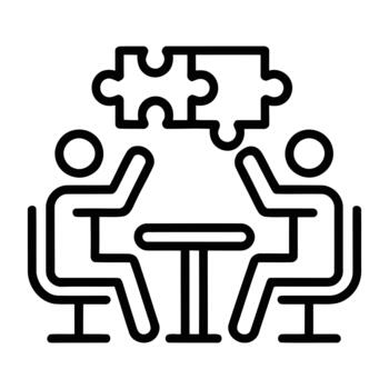 colaborativo problema resolviendo vector