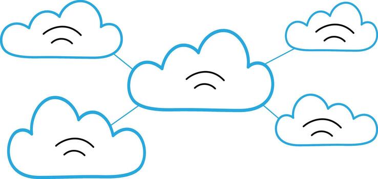 Cloud computing and the cloud computing network vector