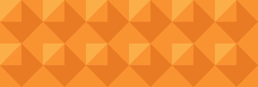 orange geometric pattern background vector