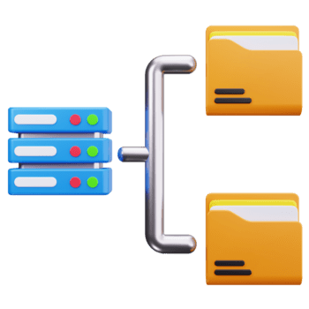 3d icoon databank codering ontwikkeling server png
