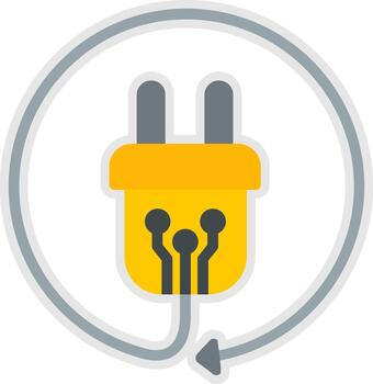 enchufe interfaz línea gráfico elemento vector