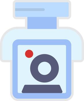 seguridad cámara codificado ui símbolo marca vector