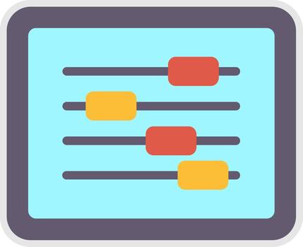 controlar interfaz línea gráfico elemento vector