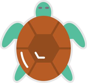 Turtle Interactive Symbol Element vector