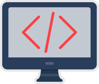 Coding Smooth UI Symbol Shape vector