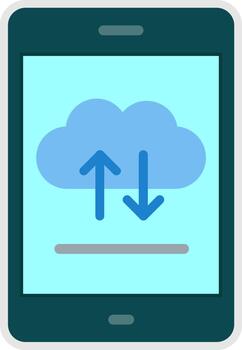 nube informática plano diseño pedazo elemento vector