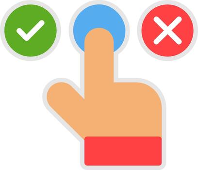 Choice Coded UI Symbol Mark vector