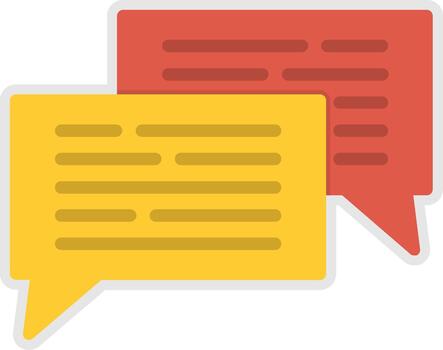 Message Coded UI Symbol Mark vector