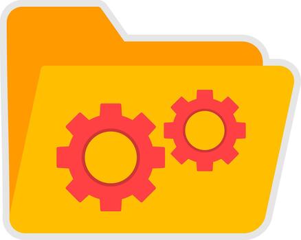 Folder Subtle UI Graphic Element vector