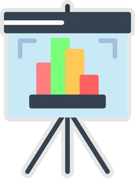 Presentation Abstract UI Visual Element vector