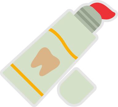 Toothpaste Modular Form Shape vector