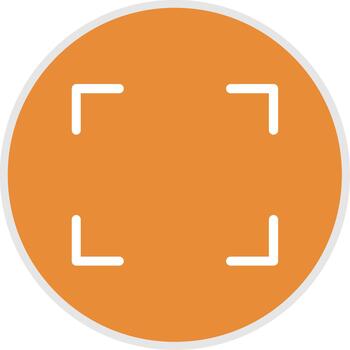 lleno pantalla digital tecnología elemento icono vector