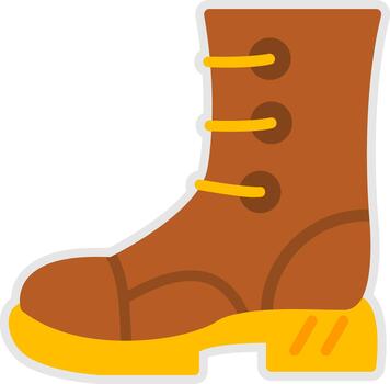 bota ux enfocado forma elemento vector