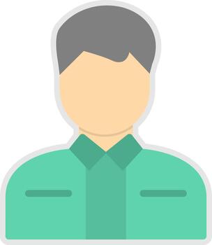 usuario agudo borde visual formar vector