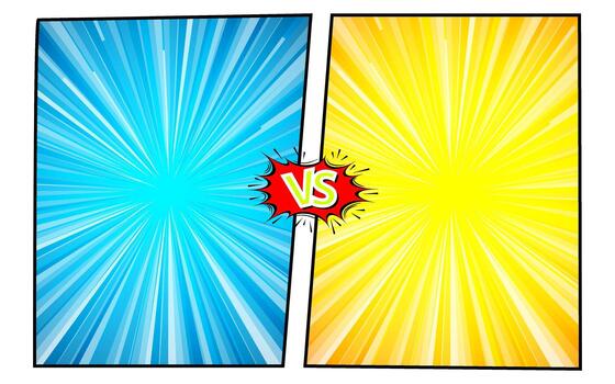 Comic versus background design. vector