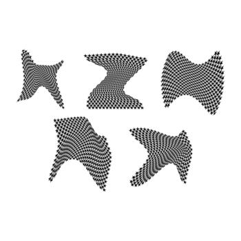 Warped Star Pattern vector