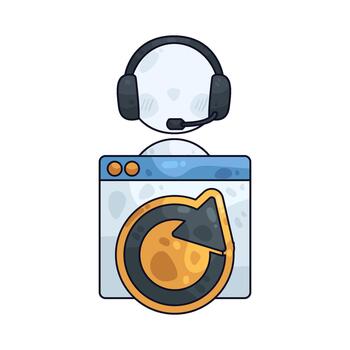 Customer Support Refresh vector