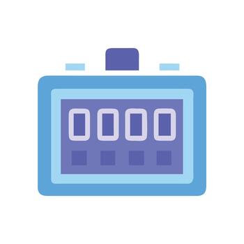 Dynamic HIIT Timer Icon vector