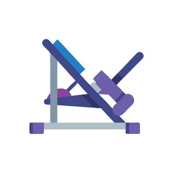 Adjustable Hack Squat Machine for Optimal Performance vector