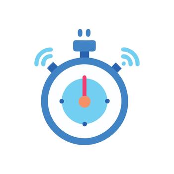 dinámica inteligente intervalo Temporizador icono vector