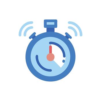 versátil inteligente intervalo Temporizador icono vector