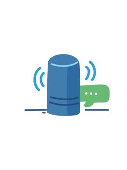 móvil voz asistente solicitud interfaz y mando sistema vector