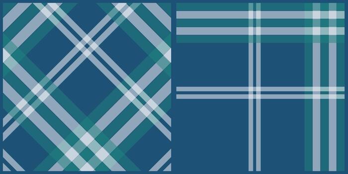 different plaid patterns vector