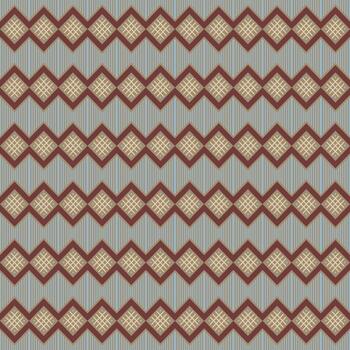 Bold Zigzag Chain Seamless Pattern vector