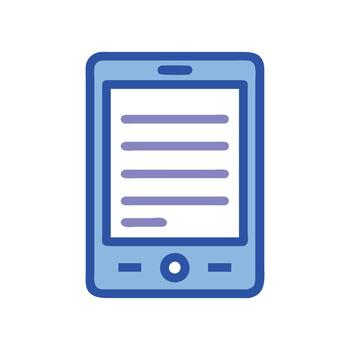 High-Performance E-Reader for Book Lovers vector