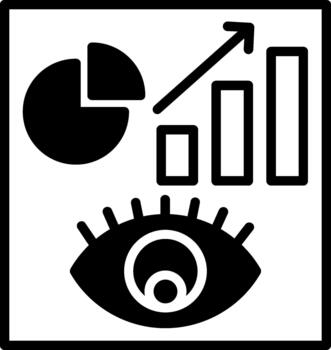 visualización pulcro visual marca vector