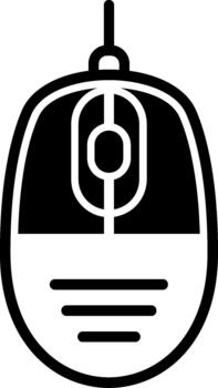 Computer Mouse Clean Frame Object vector