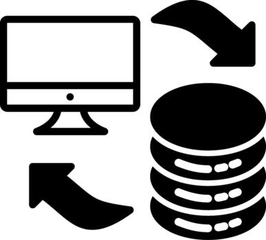 Data Sharing Interactive UI Design vector