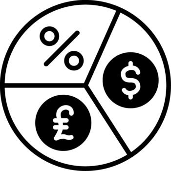 Dividends Sharp Edge Visual vector