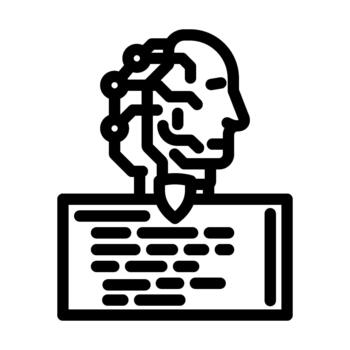 artificial inteligencia Procesando datos con codificación idioma vector