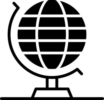 Globe Coded UI Symbol vector